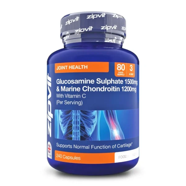 Glucosamine 1500mg and Marine Chondroitin 1200mg (90%) + Vitamin C